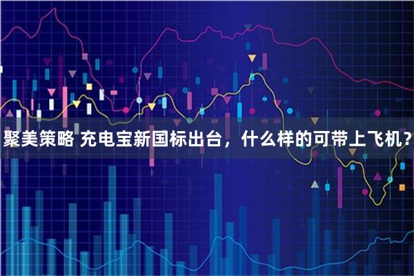 聚美策略 充电宝新国标出台，什么样的可带上飞机？